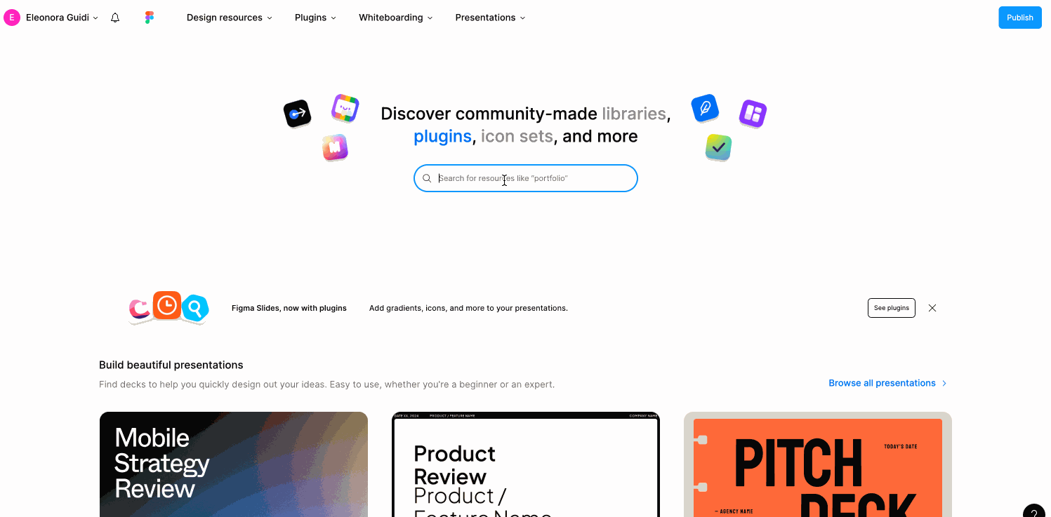Figma design system templates